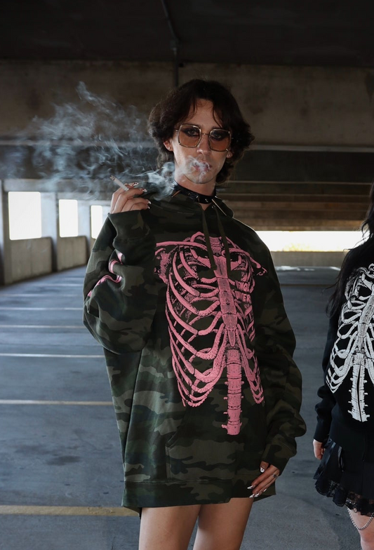 Revenge Tour Heavyweight Camo Hoodie