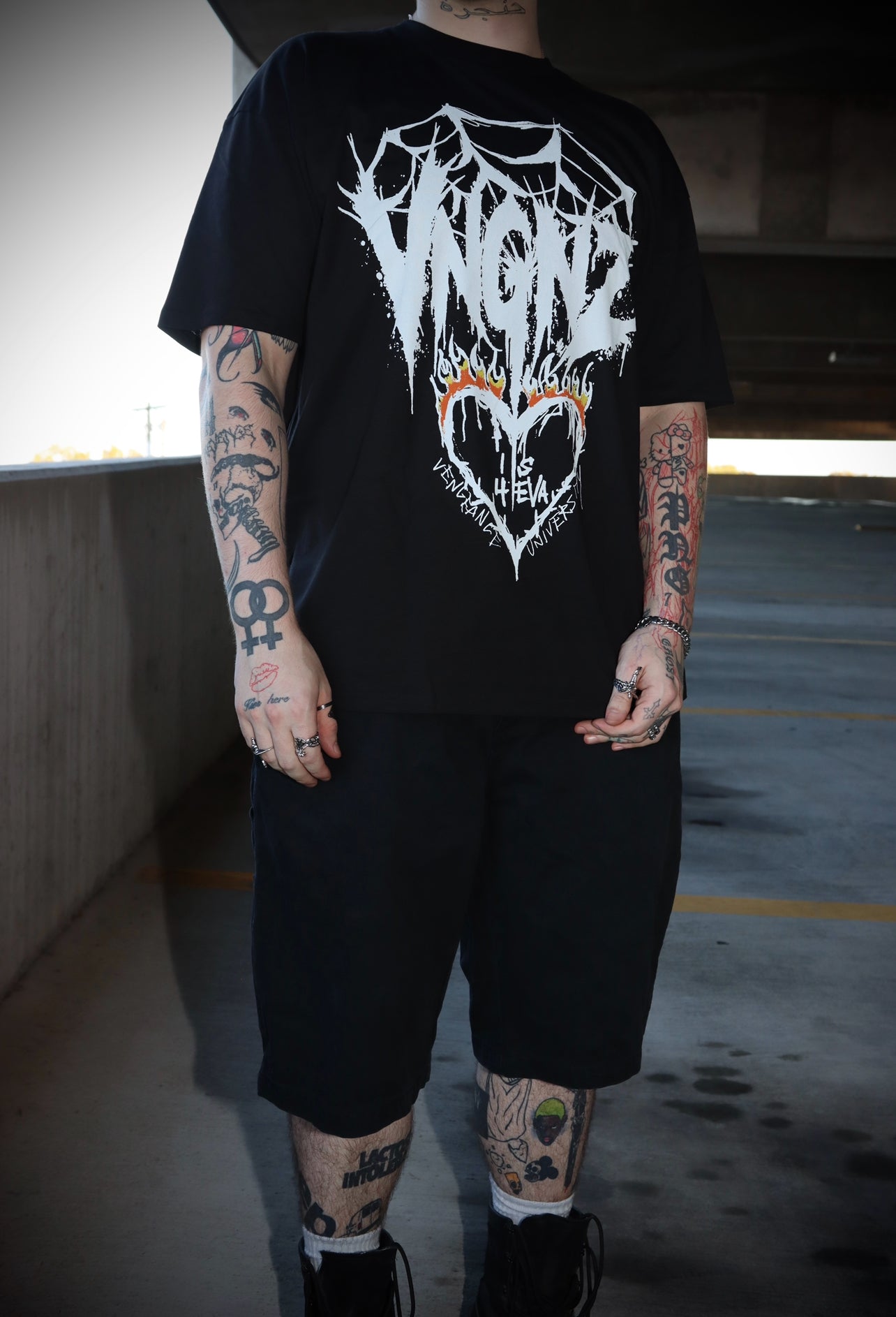 Hearts on Fire Tee (Black)