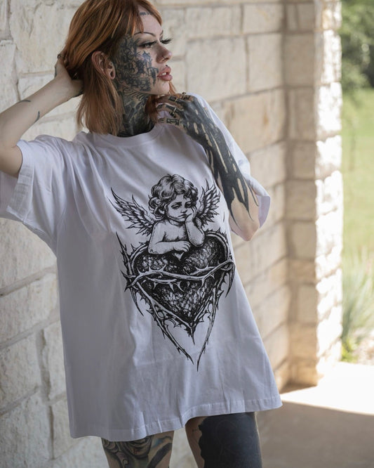 DL x VU Cupid White Tee