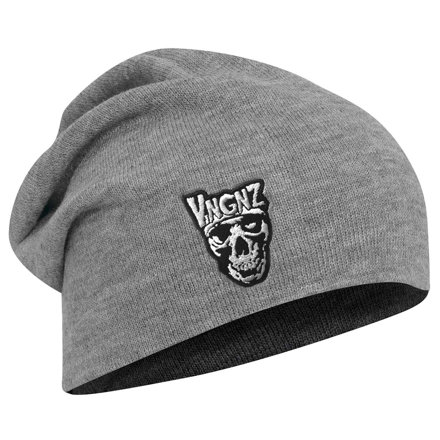 Grey VNGNZ Skull Beanie - Grey VNGNZ