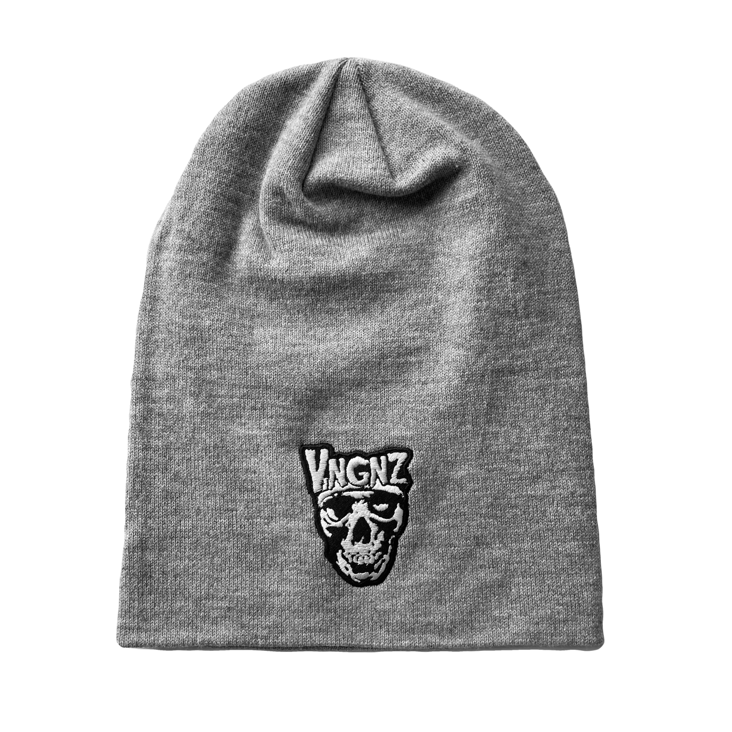 Grey VNGNZ Skull Beanie - Grey VNGNZ