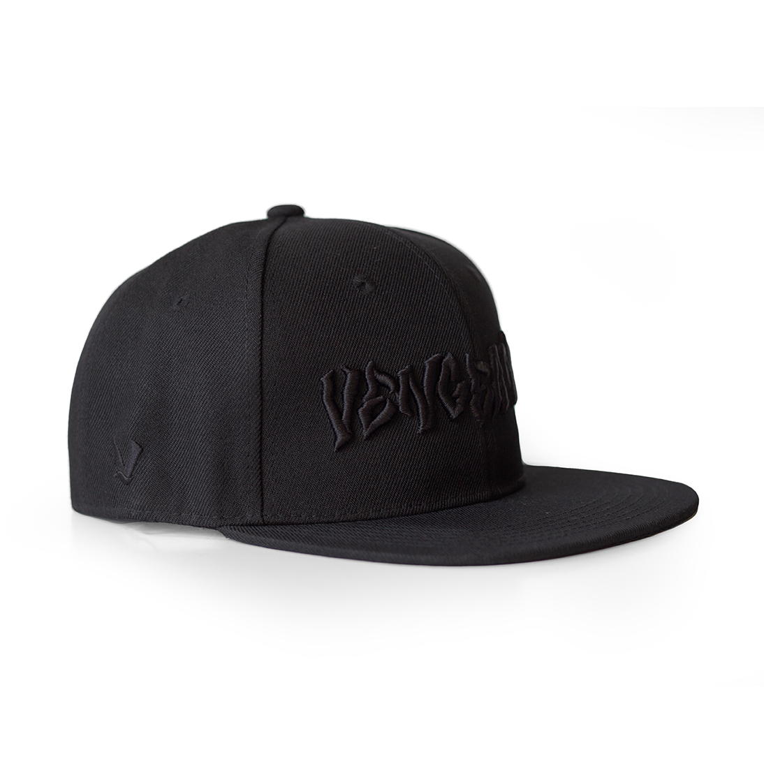 Vengeance Black Embroidered Snapback