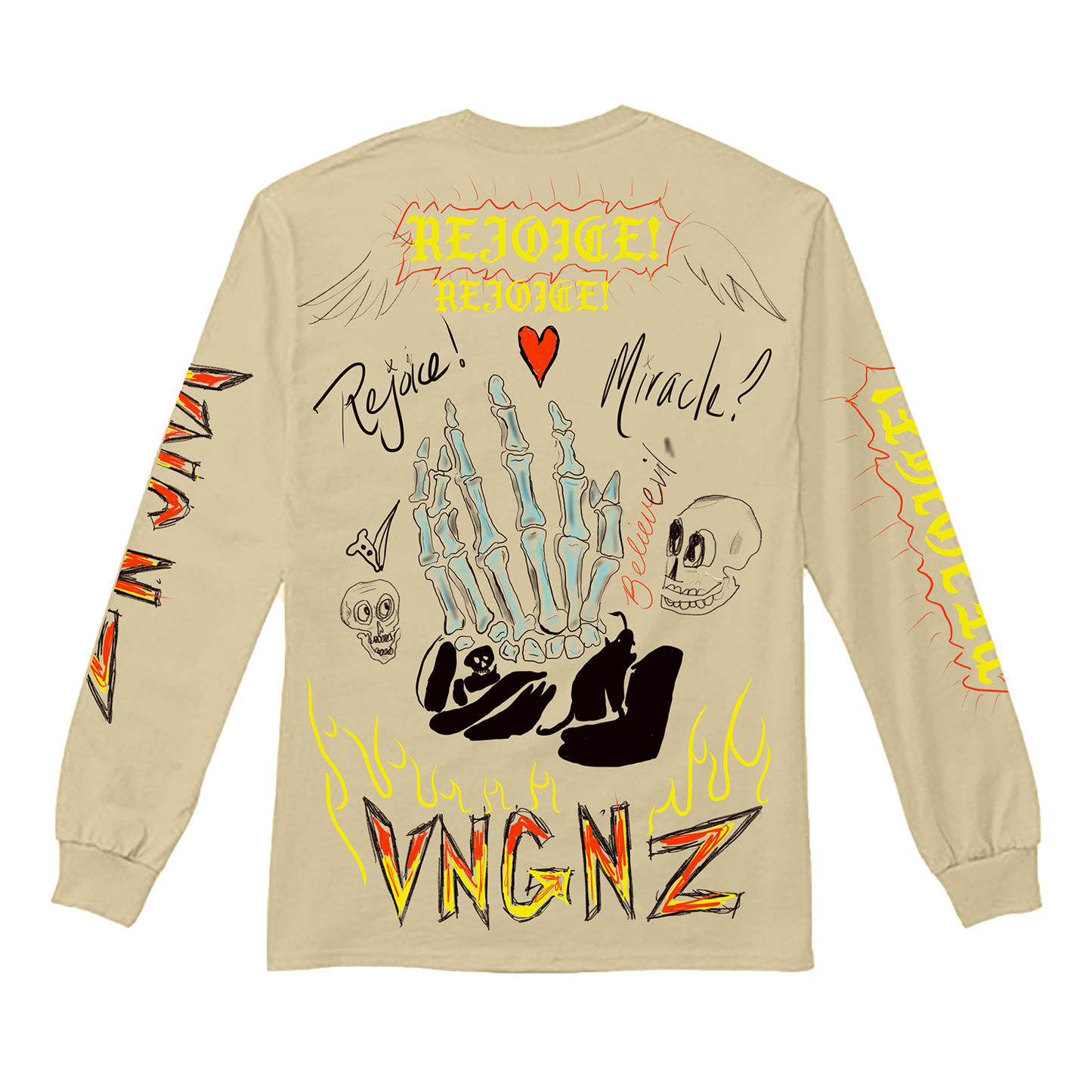 Rejoice! - Long-Sleeve Crew Neck Unisex