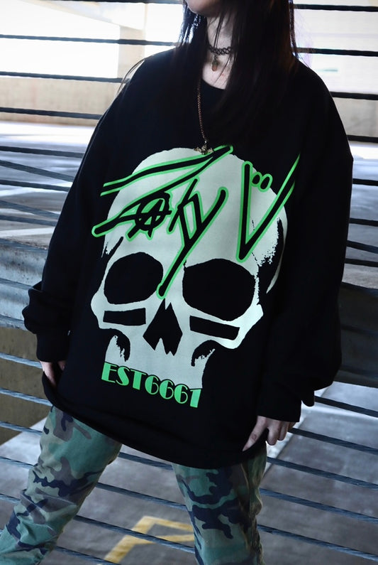 Signature Skull Heavyweight Crewneck