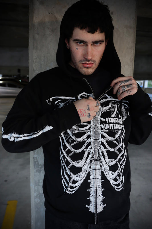 Loyal to the Bones Midweight Zip-Up Hoodie