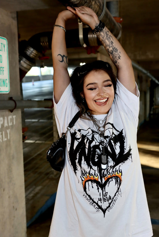 Hearts on Fire Tee (White)