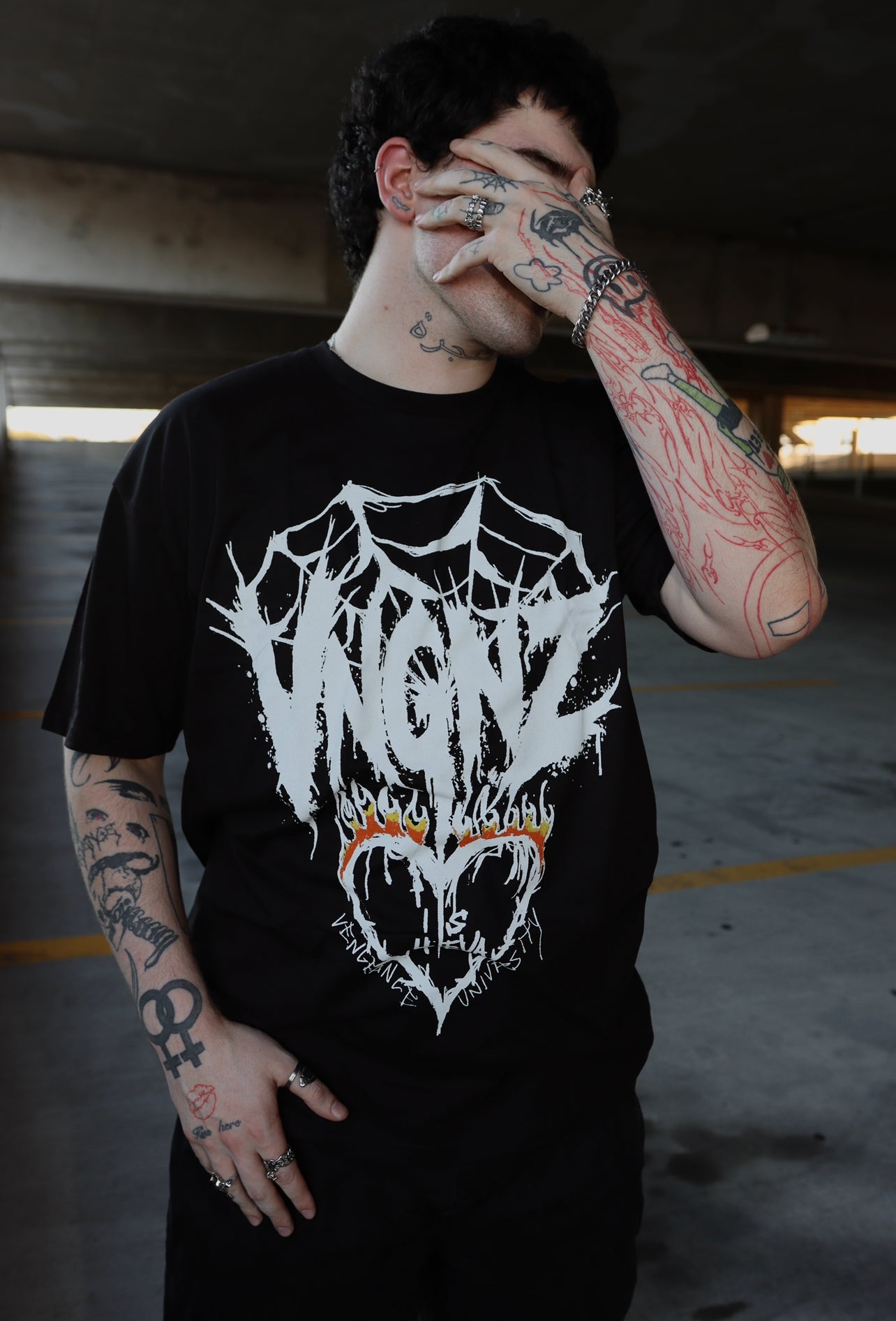 Hearts on Fire Tee (Black)