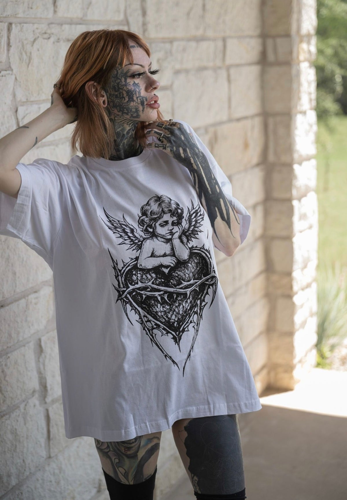 DL x VU Cupid White Tee