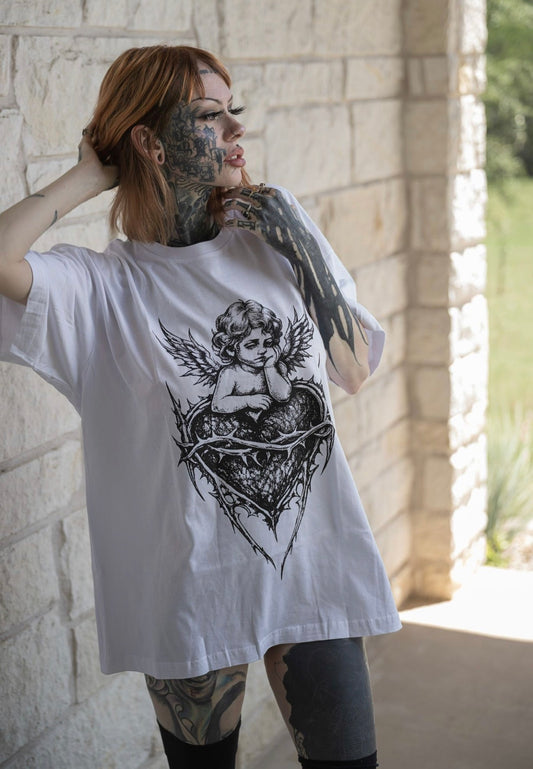 DL x VU Cupid White Tee