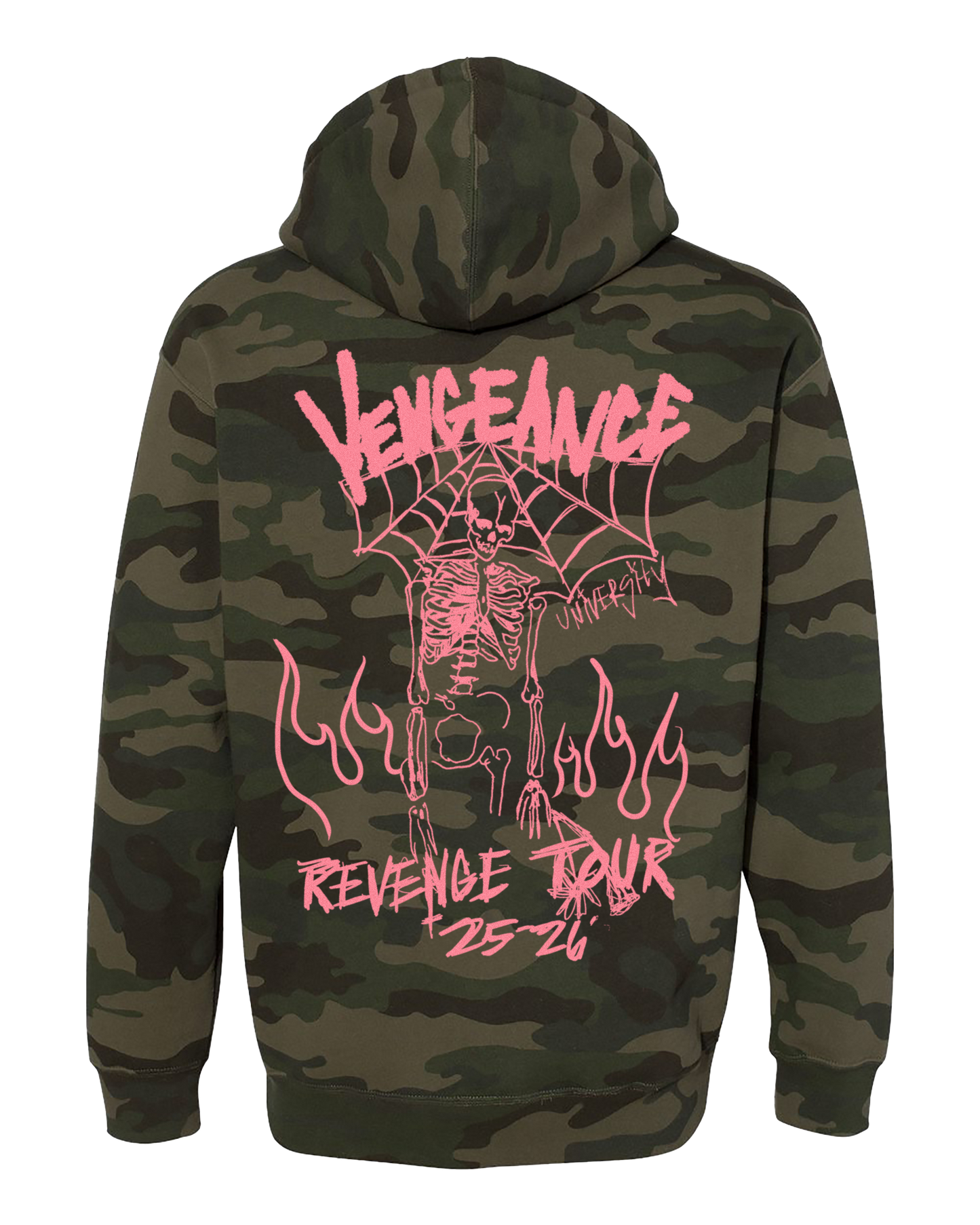 Revenge Tour Heavyweight Camo Hoodie