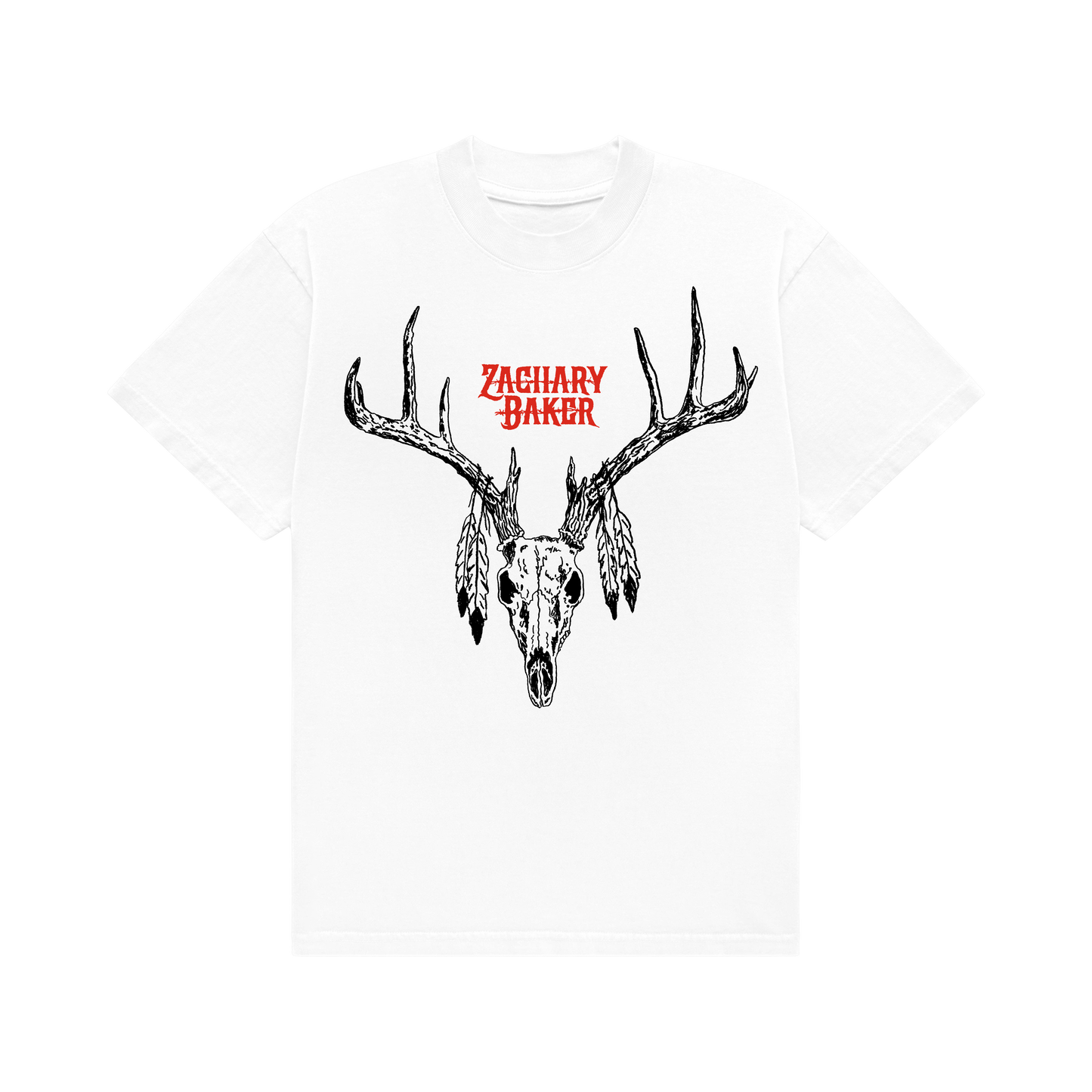 Zachary Baker Logo Tee (White)