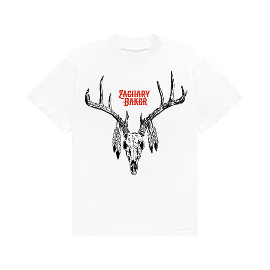 Zachary Baker Logo Tee (White)