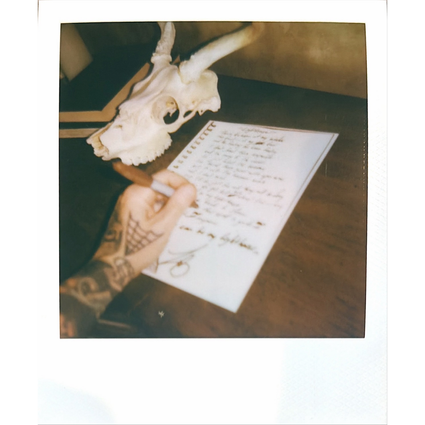Limited Edition Hand Signed Lighthouse Lyric Sheet