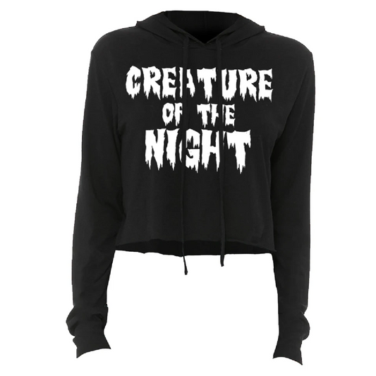 Creature Of The Night - Cropped Long Sleeve